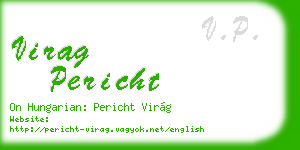 virag pericht business card